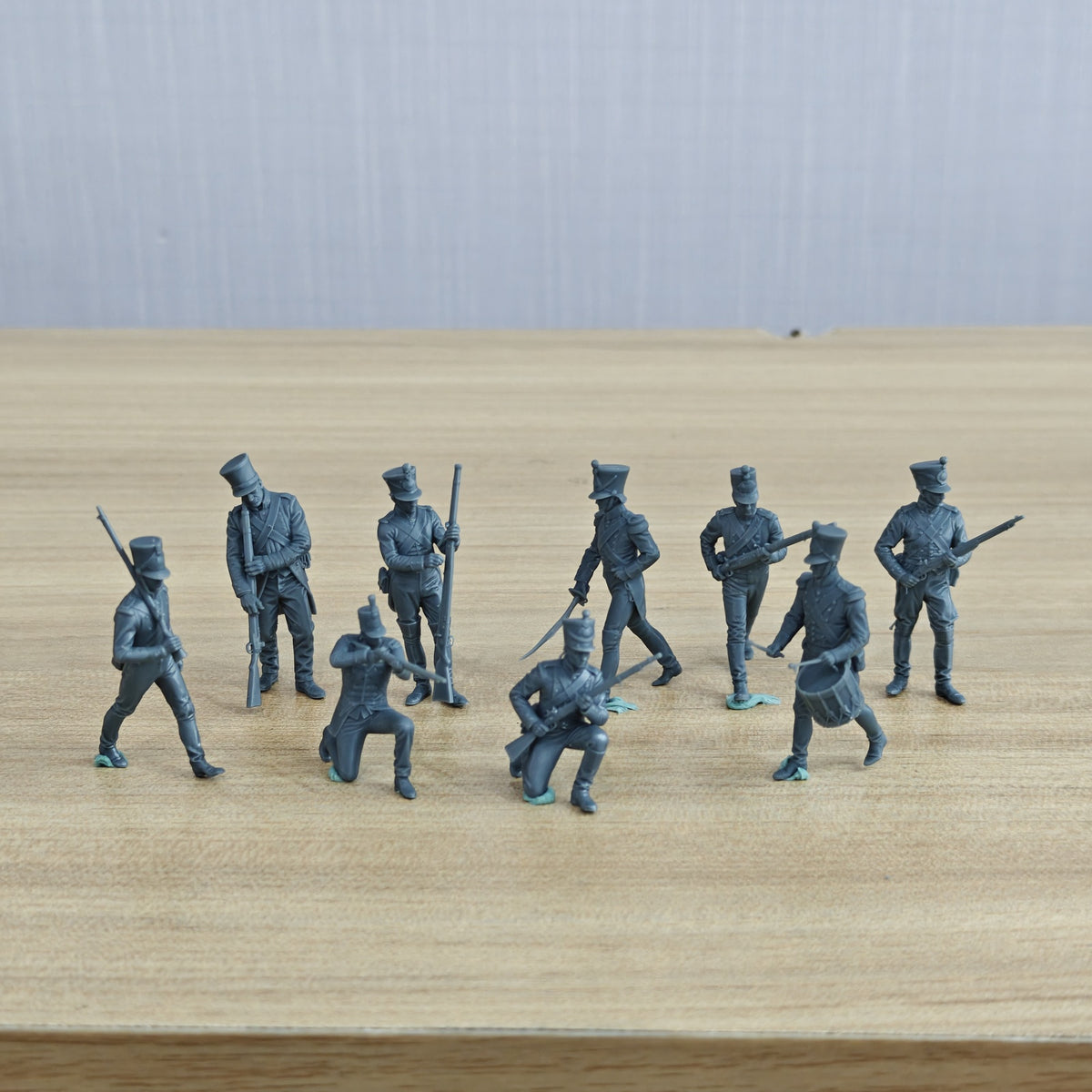 MRY-SFW SSTR426 Napoleonic Wars British Redcoat Line Infantr – LCD 3D printed resin model kit, image 8