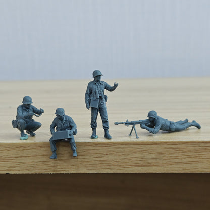 MRY-SFW SSTR450 WWII Pacific Theater USMC Browning HMG 4-Man Crew