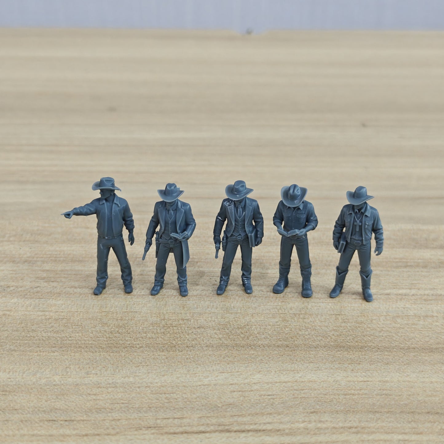 MRY-SFW LYTR1326 American Western Cowboy Missionary Five Person Set