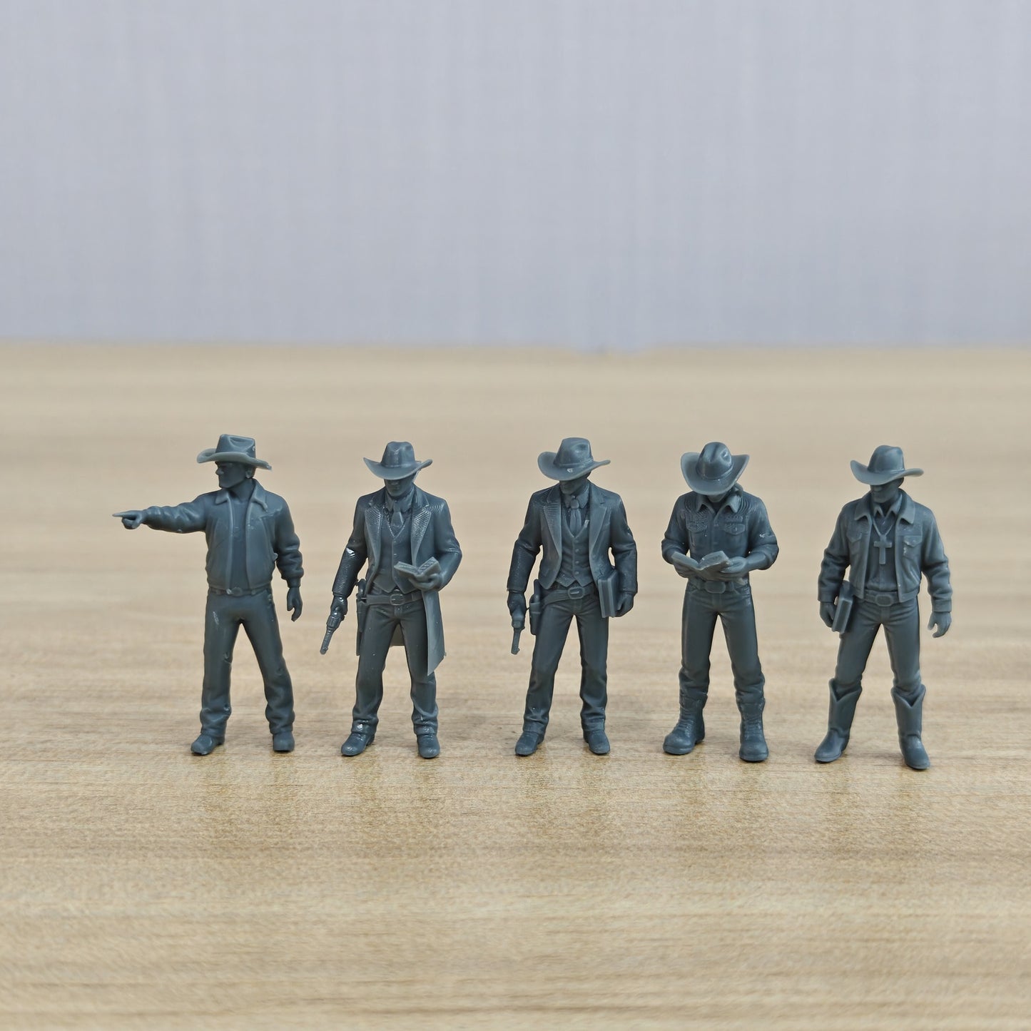 MRY-SFW LYTR1326 American Western Cowboy Missionary Five Person Set