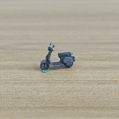 Low Poly Folded Surface Style Retro Scooter Electric Motorcycle Model MRY-SFW LYTA572
