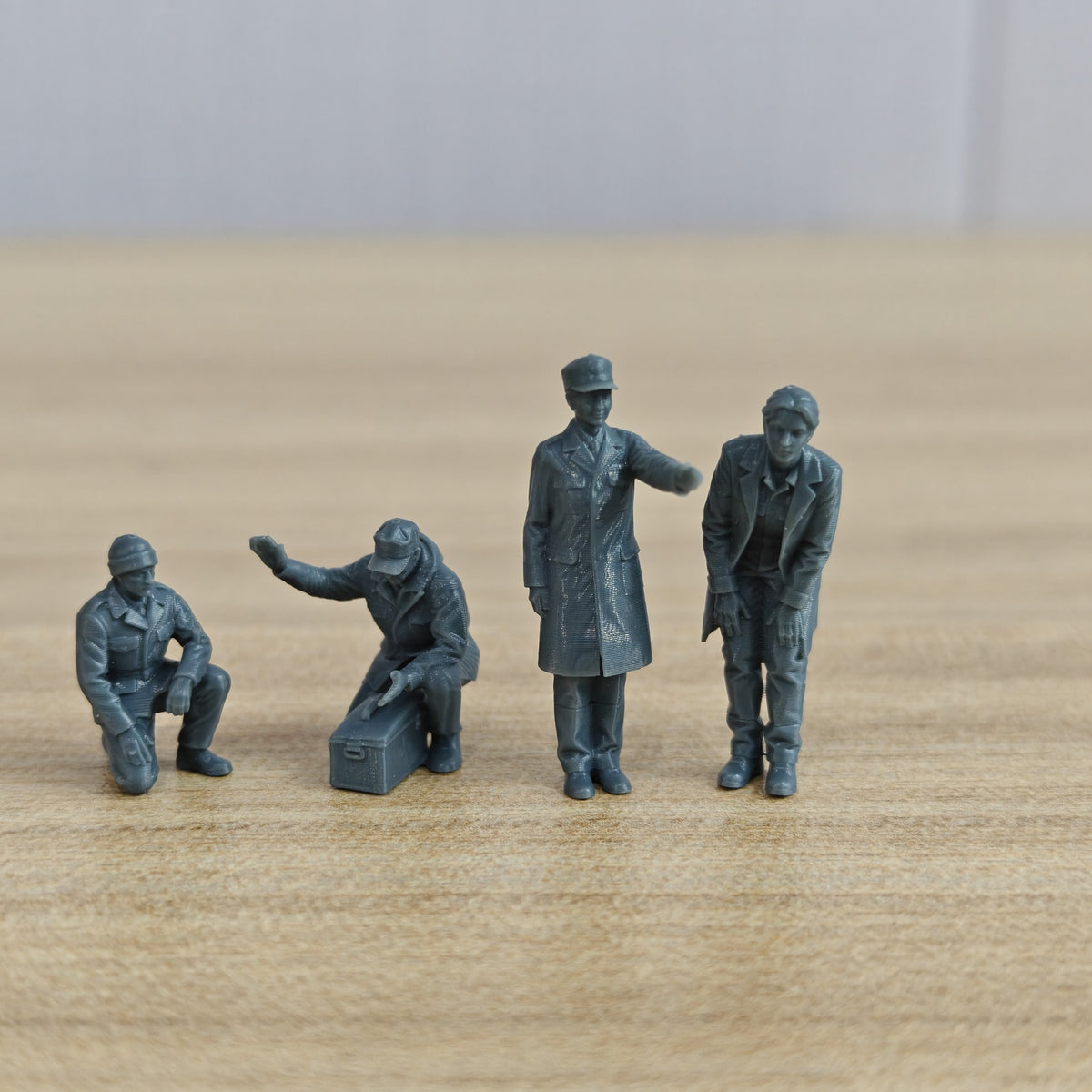 MRY-SFW LYTR1201 Battle of the Bulge Snow Team – LCD 3D printed resin model kit, image 2