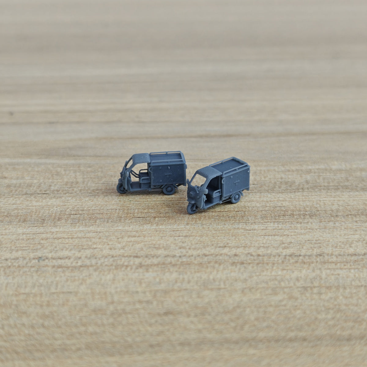 3D Printed Cargo Tricycle Model Kits - Urban Delivery Diorama Accessories MRY-SFW LYTA020