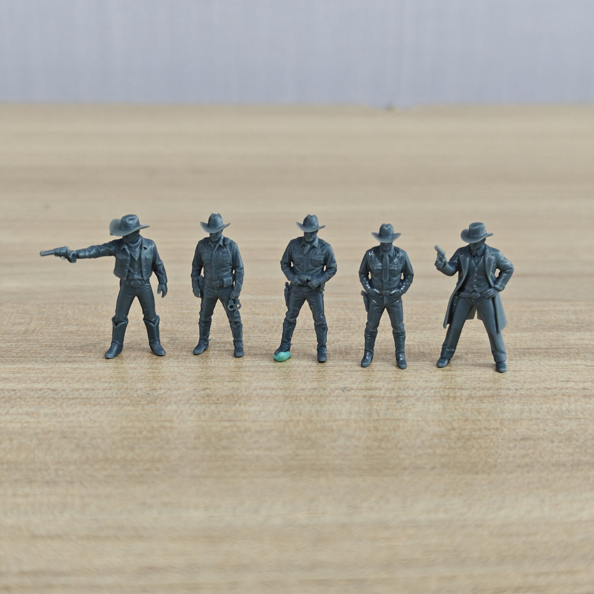 MRY-SFW LYTR1323 American Western Cowboy Marshal Five Person – LCD 3D printed resin model kit, image 4