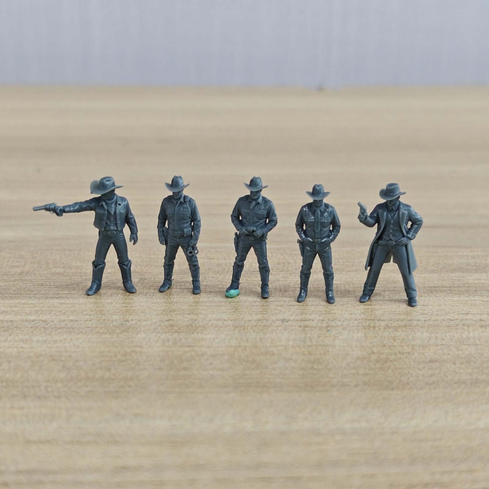 MRY-SFW LYTR1323 American Western Cowboy Marshal Five Person – LCD 3D printed resin model kit, image 4