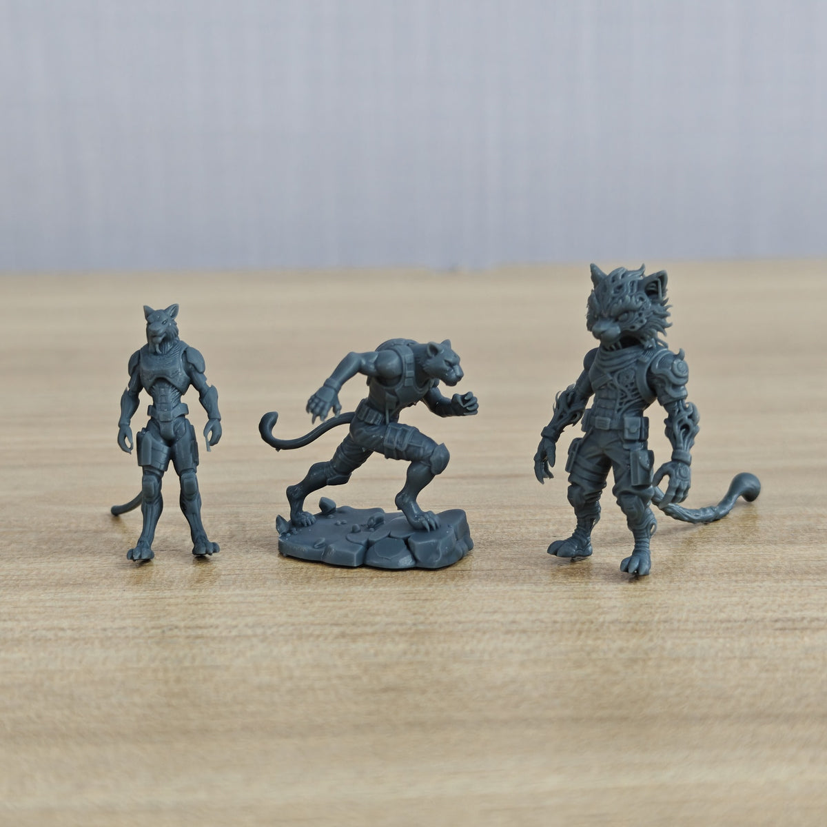 MRY-SFW LYGR1078 Mutated Orc Series Tiger Folk Unit – LCD 3D printed resin model kit, image 1