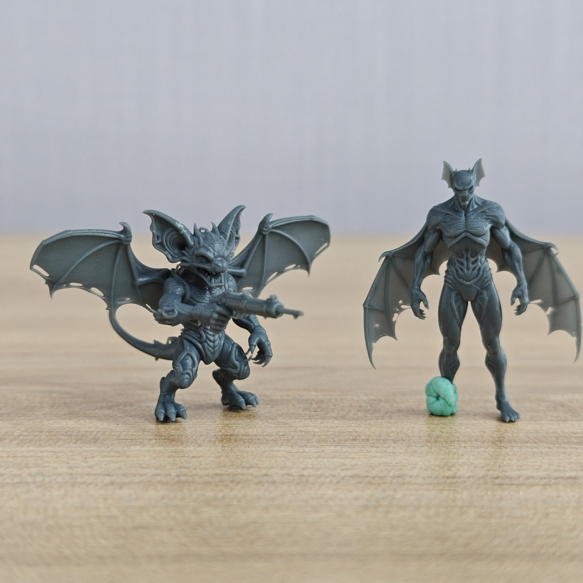 MRY-SFW LYGR1079 Mutated Orc Series Bat Mutant Unit – LCD 3D printed resin model kit, image 1