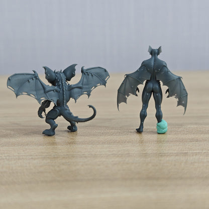 MRY-SFW LYGR1079 Mutated Orc Series Bat Mutant Unit – LCD 3D printed resin model kit, image 2