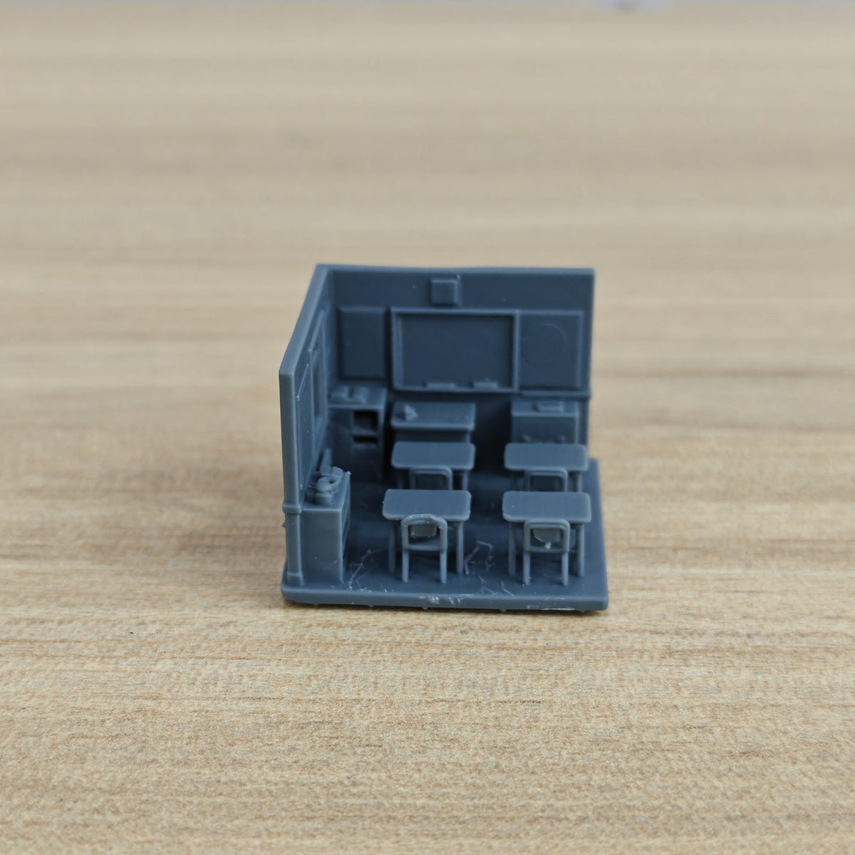 MRY-SFW LYTB1029 Anime Miniature Scenes: Standard Classroom – LCD 3D printed resin model kit, image 2