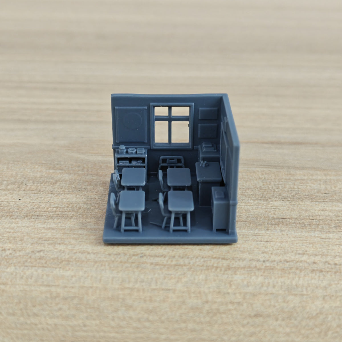 MRY-SFW LYTB1029 Anime Miniature Scenes: Standard Classroom – LCD 3D printed resin model kit, image 3