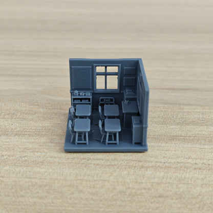 MRY-SFW LYTB1029 Anime Miniature Scenes: Standard Classroom – LCD 3D printed resin model kit, image 3