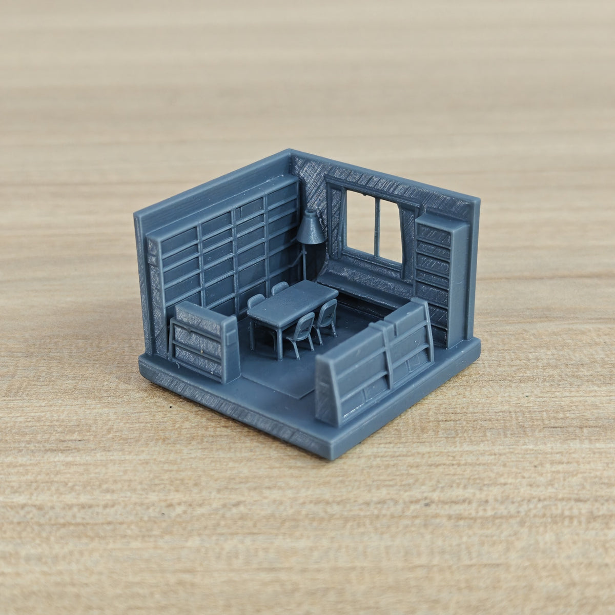 MRY-SFW LYTB1012 Anime Miniature Scenes: Book – LCD 3D printed resin model kit, image 1