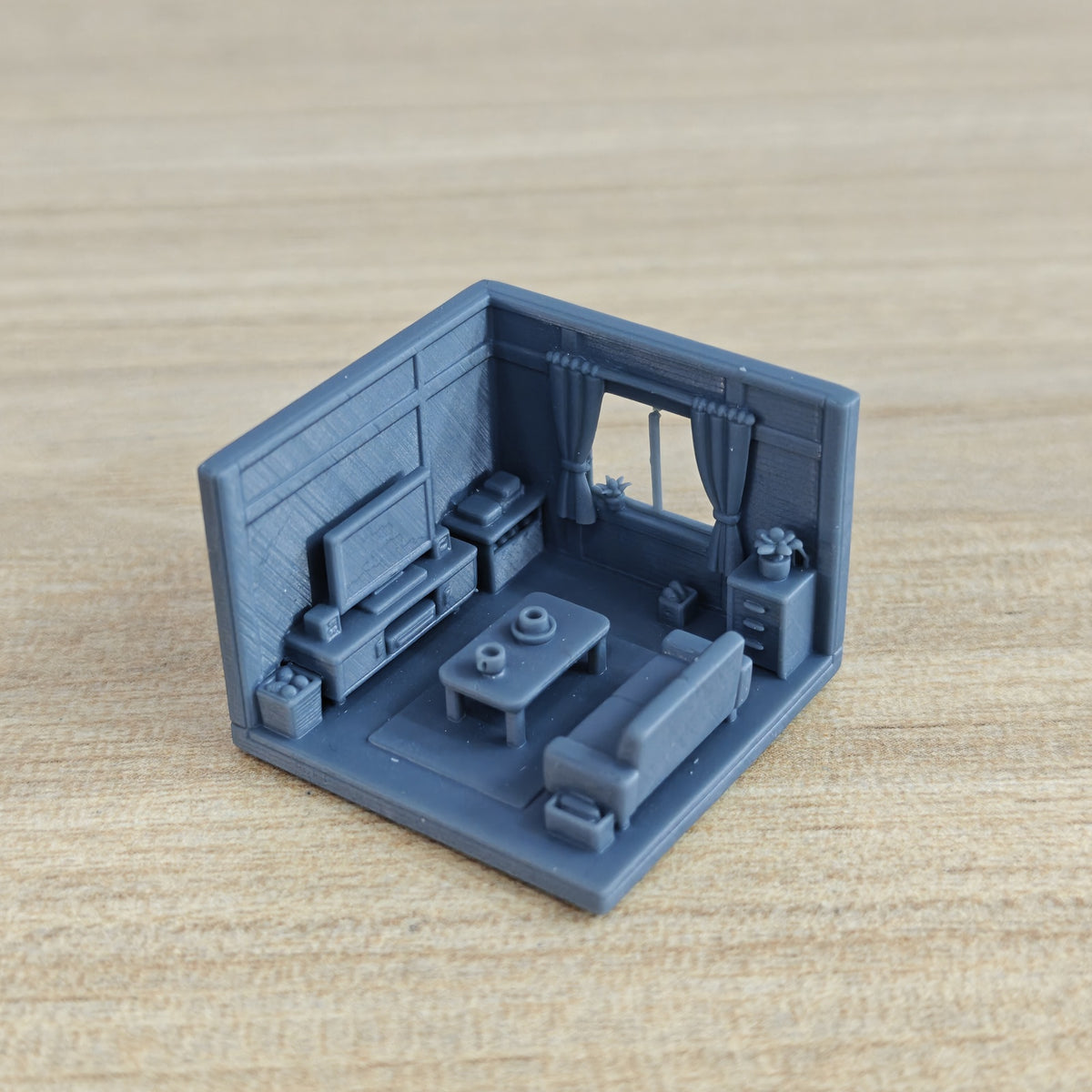MRY-SFW LYTB1017 Anime Miniature Scenes: Duke – LCD 3D printed resin model kit, image 1