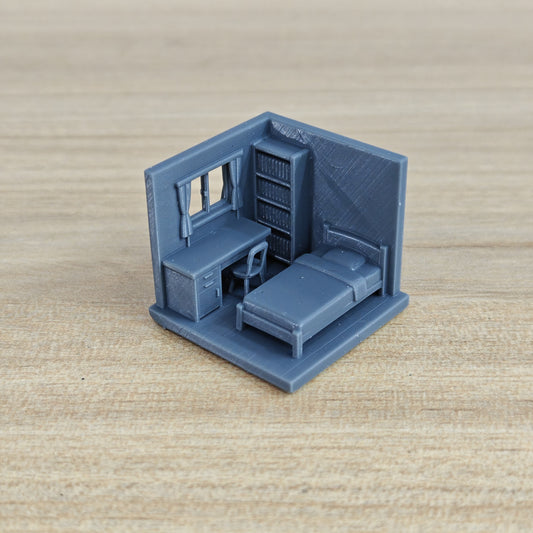 MRY-SFW LYTB1019 Anime Miniature Scenes: Student Dormitory