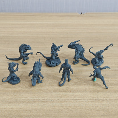 MRY-SFW LYGR1073 Mutated Orc Series Reptile Mutant Unit – LCD 3D printed resin model kit, image 2