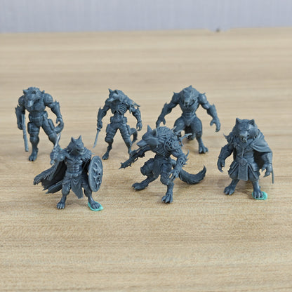MRY-SFW LYGR1071 Mutated Orc Series Wolf Mutant Unit – LCD 3D printed resin model kit, image 1