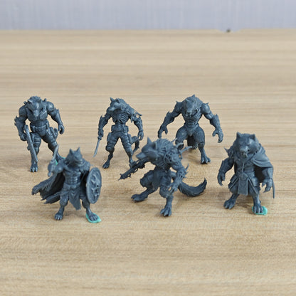 MRY-SFW LYGR1071 Mutated Orc Series Wolf Mutant Unit – LCD 3D printed resin model kit, image 2