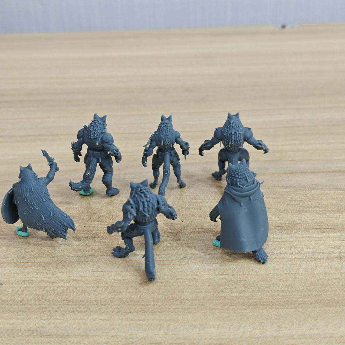 MRY-SFW LYGR1071 Mutated Orc Series Wolf Mutant Unit – LCD 3D printed resin model kit, image 3