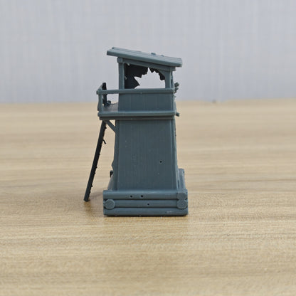 MRY-SFW LYTB1275 Ruined Building Series Damaged Wooden Watch – LCD 3D printed resin model kit, image 5