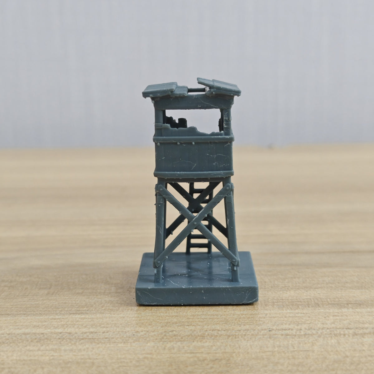MRY-SFW LYTB1276 Ruined Building Series Damaged Wooden Watch – LCD 3D printed resin model kit, image 3