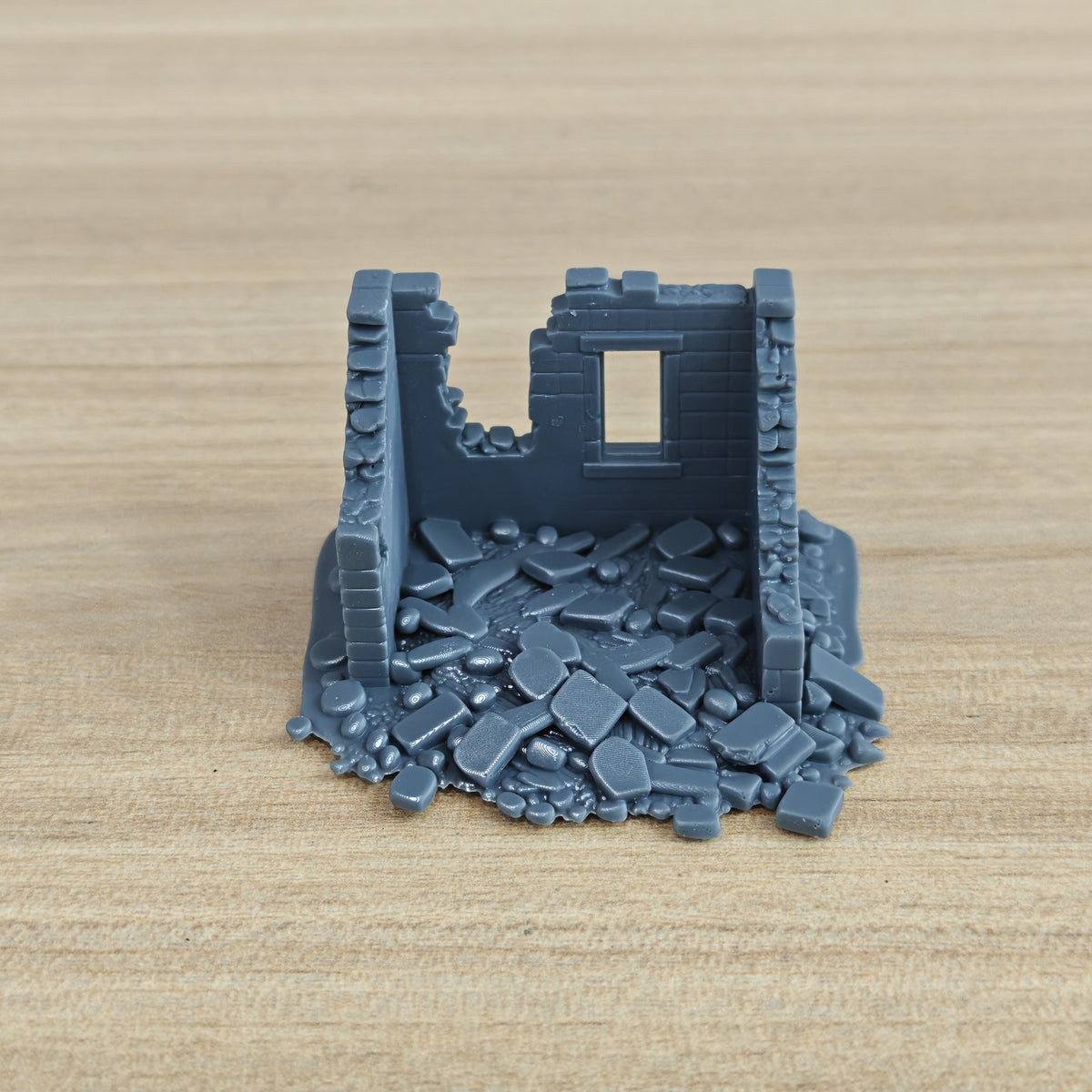 MRY-SFW LYTB1262 Ruined Building Series Complete Residential – LCD 3D printed resin model kit, image 1