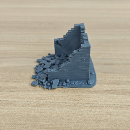 MRY-SFW LYTB1262 Ruined Building Series Complete Residential – LCD 3D printed resin model kit, image 2