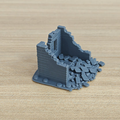 MRY-SFW LYTB1262 Ruined Building Series Complete Residential – LCD 3D printed resin model kit, image 4