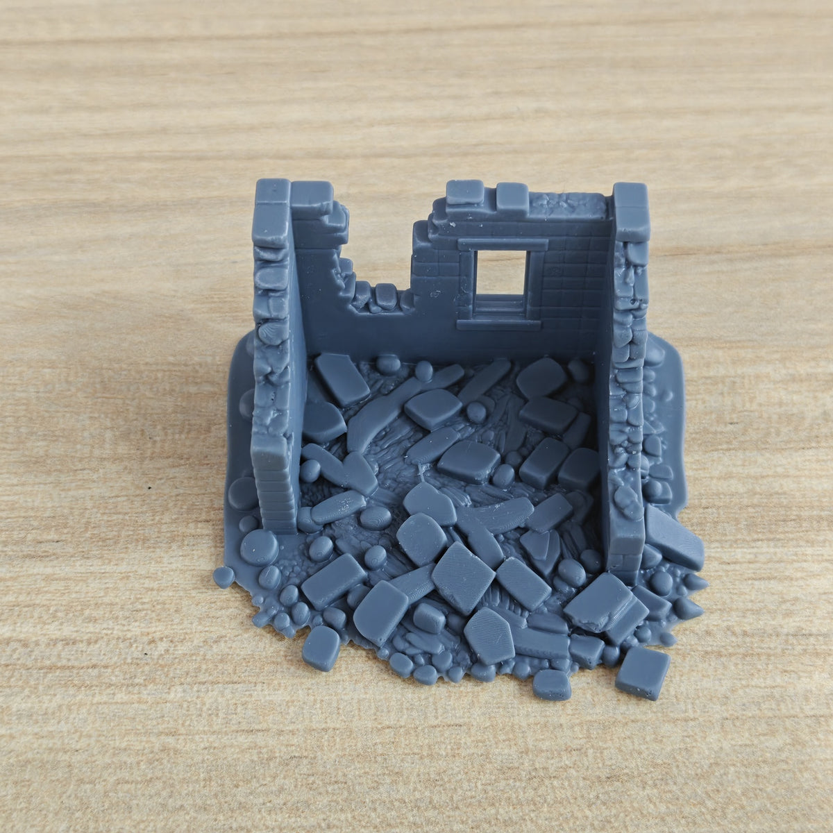MRY-SFW LYTB1262 Ruined Building Series Complete Residential – LCD 3D printed resin model kit, image 5