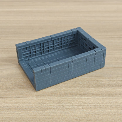 MRY-SFW LYTS856 Fantasy Dungeon Terrain Rectangular Chamber  – LCD 3D printed resin model kit, image 2