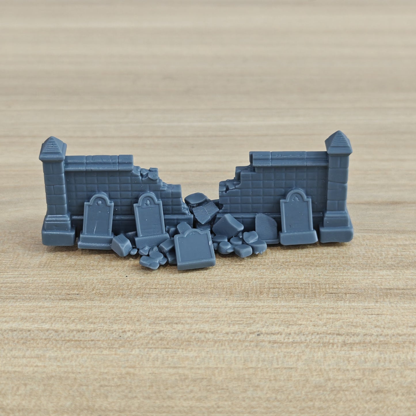 MRY-SFW LYTB1278 Ruined Building Series Broken Graveyard Wall A