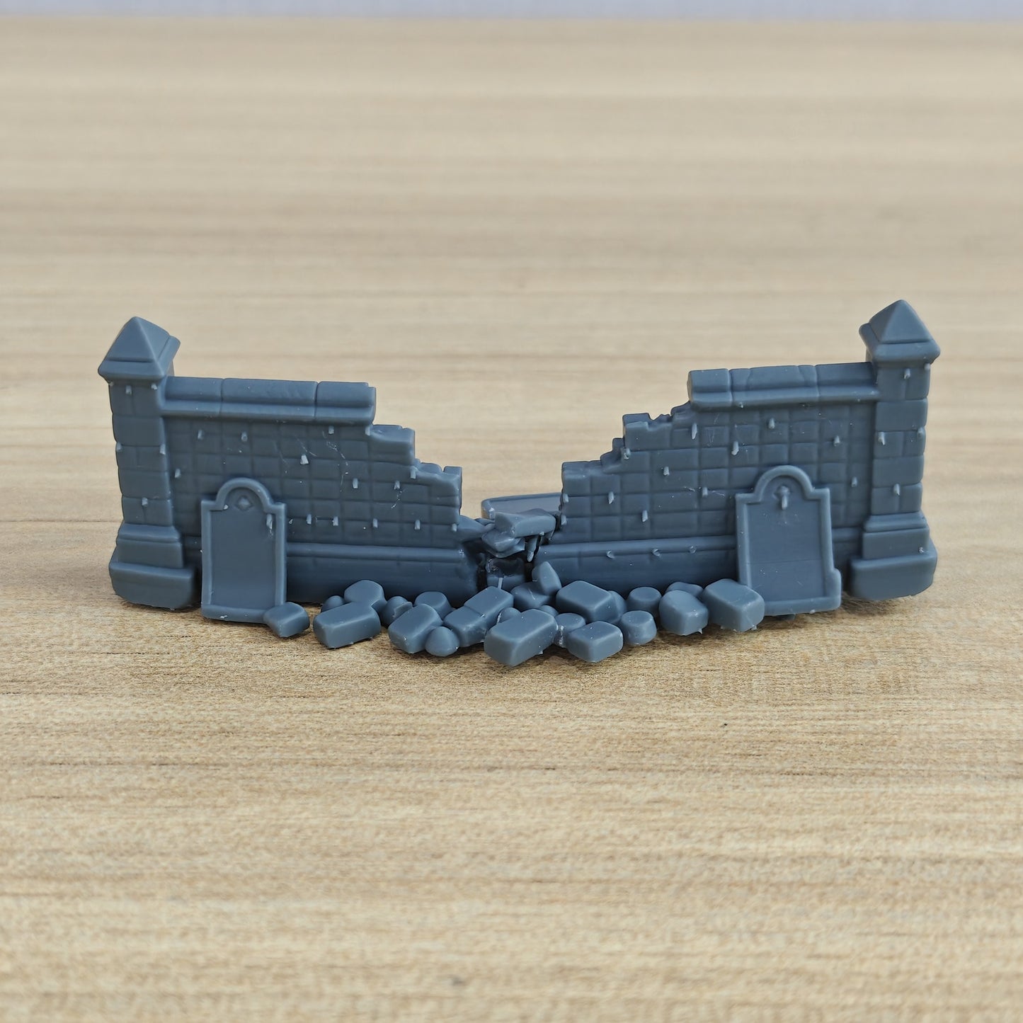 MRY-SFW LYTB1278 Ruined Building Series Broken Graveyard Wall A