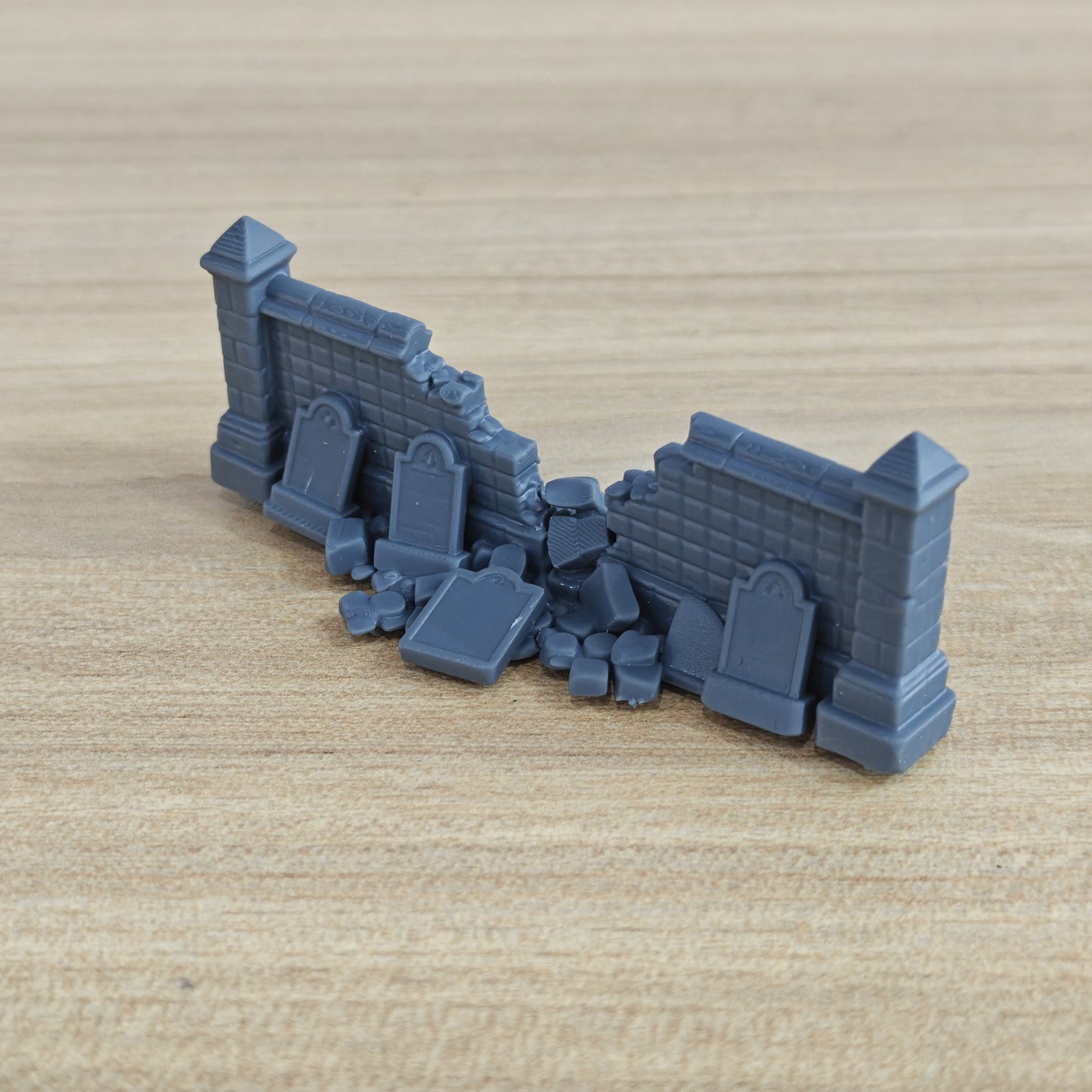 MRY-SFW LYTB1278 Ruined Building Series Broken Graveyard Wall A