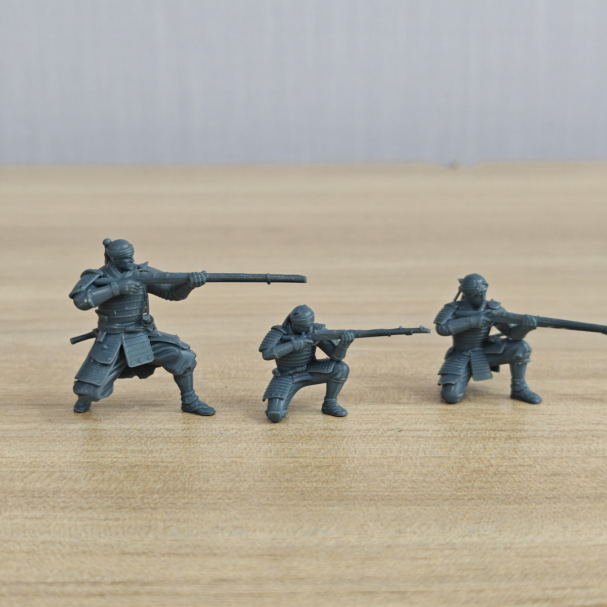 MRY-SFW LYGR1114 Sengoku Honno-ji Teppo Ashigaru 3 pcs – LCD 3D printed resin model kit, image 1