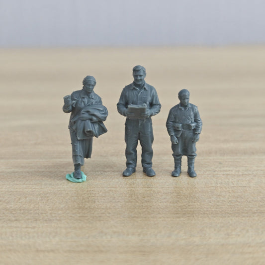 MRY-SFW LYTR1278 Battle of Stalingrad Loot Sorting 3 pcs – LCD 3D printed resin model kit, image 1