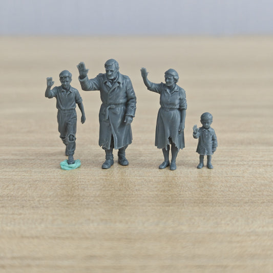 MRY-SFW LYTR1220 Operation Barbarossa Waving Farewell 4 pcs – LCD 3D printed resin model kit, image 1