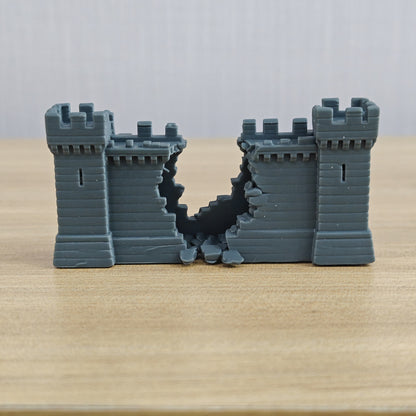 Ruined Building Series – Half-Destroyed City Wall A MRY-SFW LYTB1243