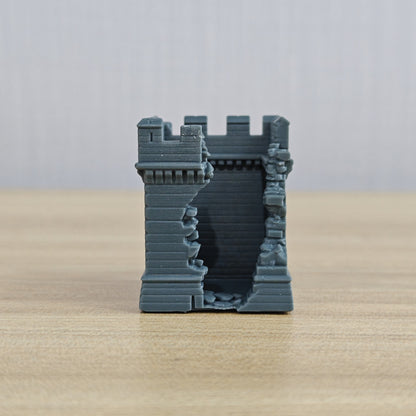 Ruined Building Series – Half-Destroyed City Wall B MRY-SFW LYTB1244