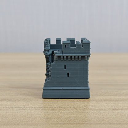 Ruined Building Series – Half-Destroyed City Wall B MRY-SFW LYTB1244