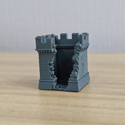 Ruined Building Series – Half-Destroyed City Wall B MRY-SFW LYTB1244