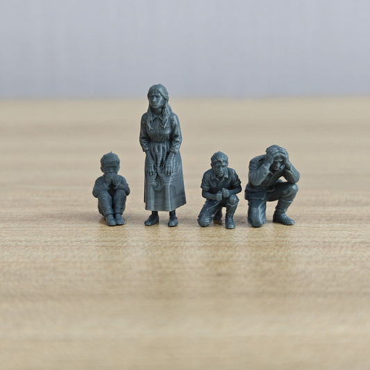 MRY-SFW LYTR1231 Operation Barbarossa Bullet Shelter 4 pcs – LCD 3D printed resin model kit, image 1