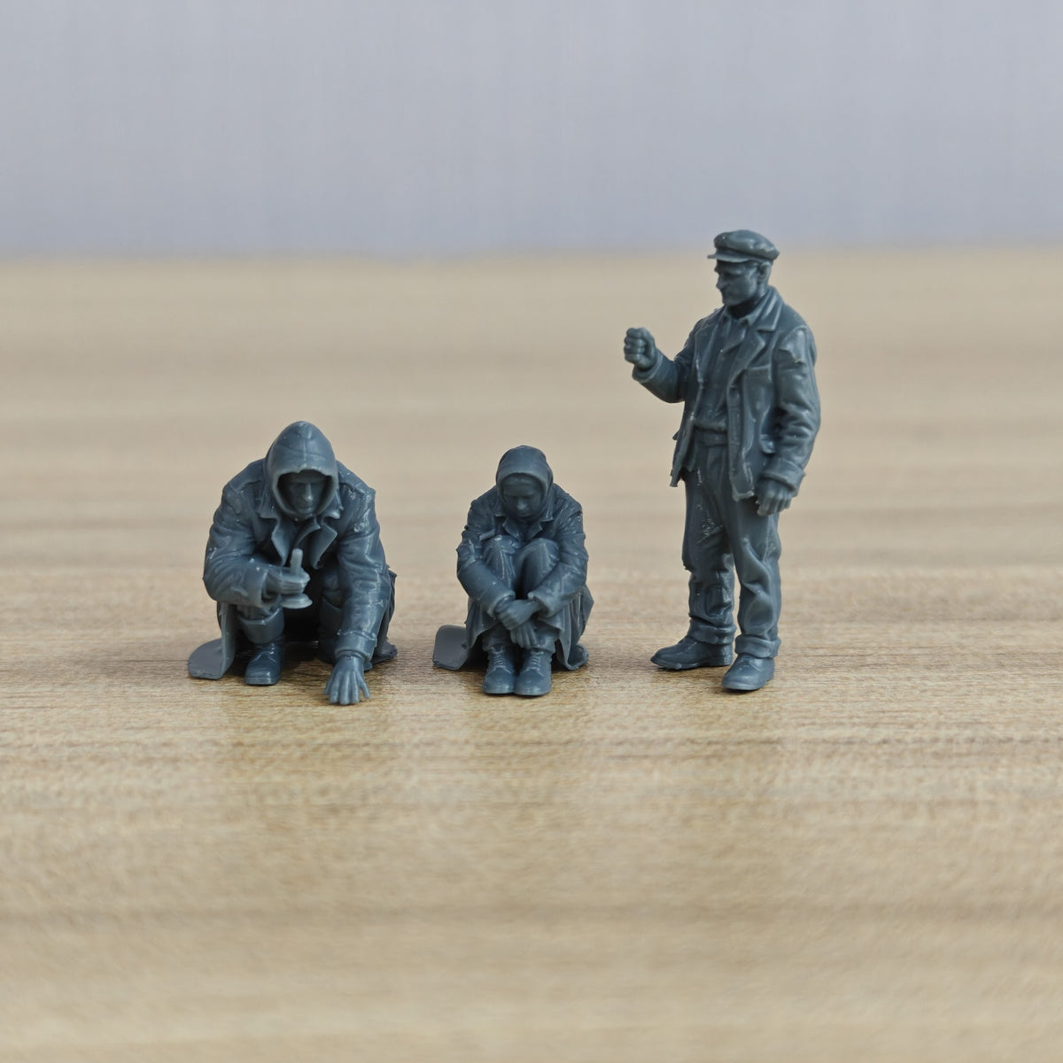 MRY-SFW LYTR1258 Battle of Stalingrad Basement Refuge 3 pcs – LCD 3D printed resin model kit, image 1