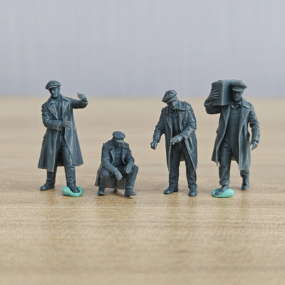 MRY-SFW LYTR1162 French Campaign Volunteers 4 pcs – LCD 3D printed resin model kit, image 1