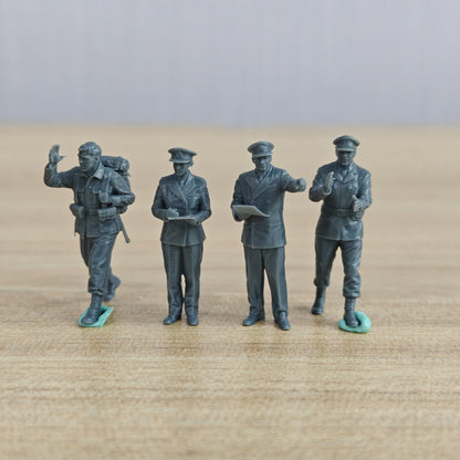 MRY-SFW SSTR1279 Dunkirk Evacuation Naval Personnel Counting Boarding Batches (4 Figures)