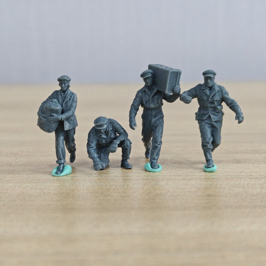 MRY-SFW LYTR1160 French Campaign Refugees 4 pcs – LCD 3D printed resin model kit, image 1