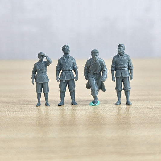 MRY-SFW LYTR1306 War of Resistance Against Japan Looking Afa – LCD 3D printed resin model kit, image 1