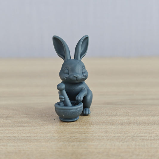 MRY-SFW LYTS979 Rabbit - Jade Hare Grinding Medicine – LCD 3D printed resin model kit, image 1