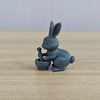 MRY-SFW LYTS979 Rabbit - Jade Hare Grinding Medicine – LCD 3D printed resin model kit, image 2
