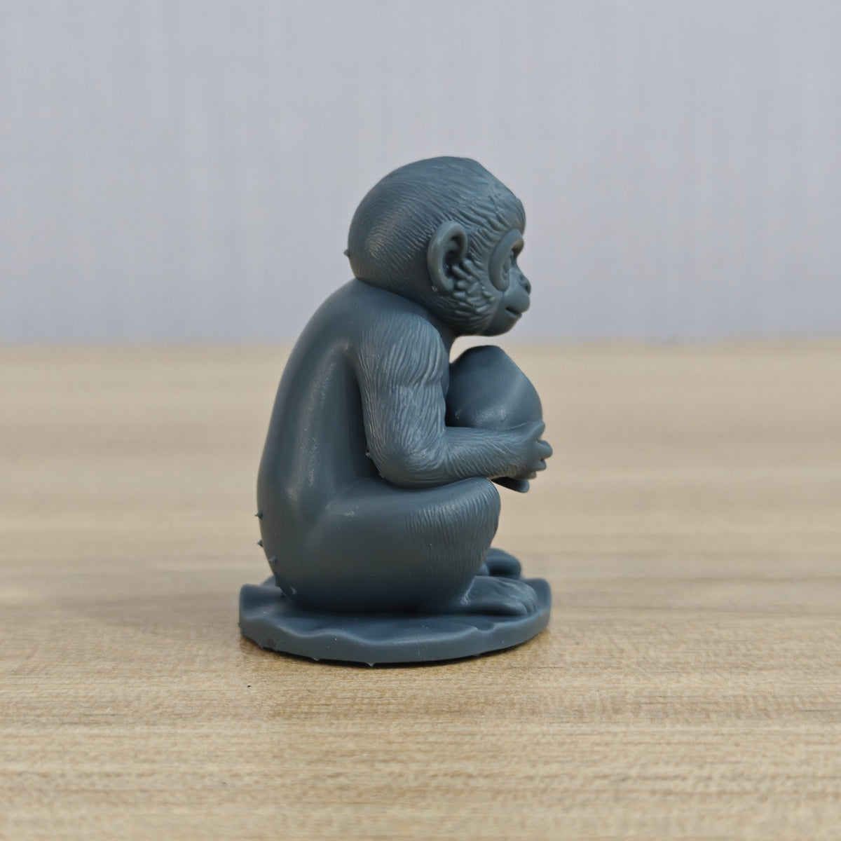MRY-SFW LYTS984 Monkey - Peach Offering Monkey – LCD 3D printed resin model kit, image 4