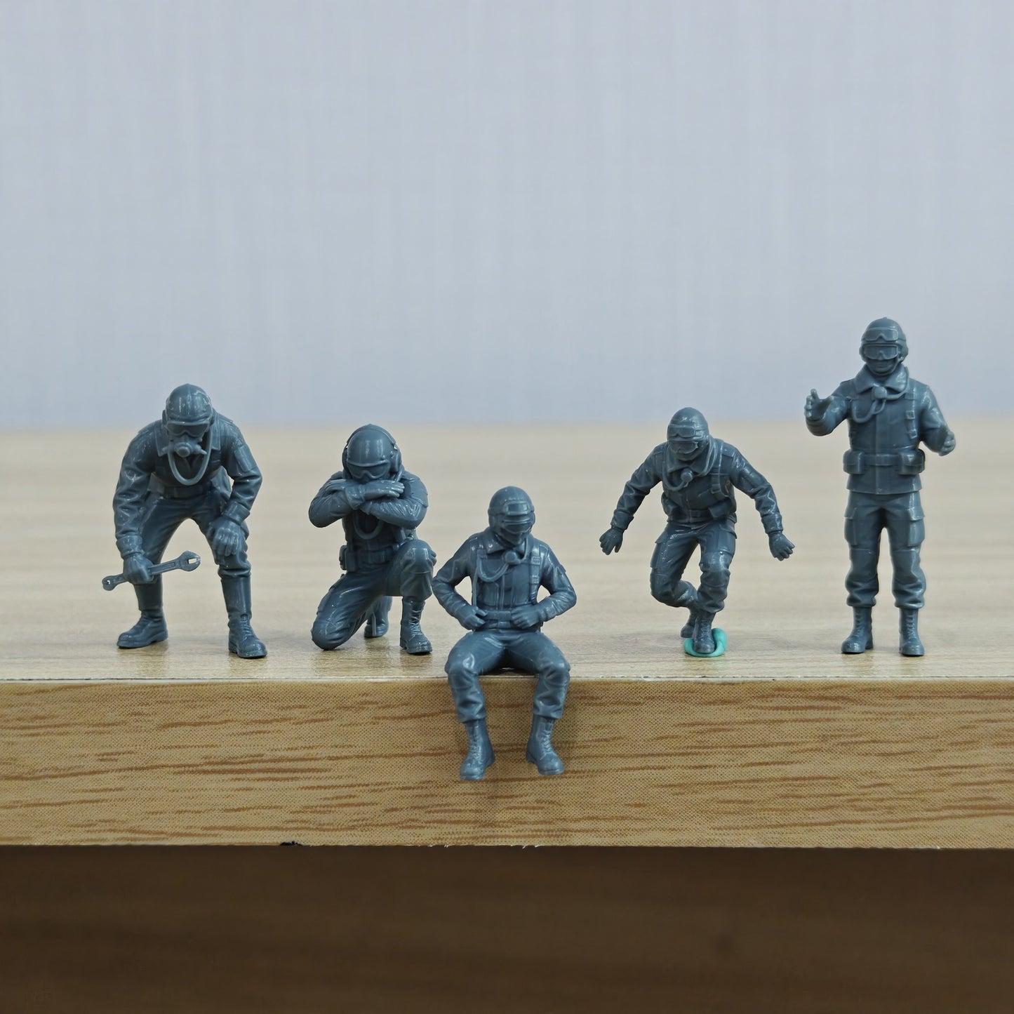 MRY-SFW LYGR1265 WWII Western Front Waffen-SS Tank Crew 5 pcs