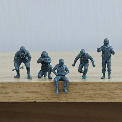 MRY-SFW LYGR1265 WWII Western Front Waffen-SS Tank Crew 5 pcs